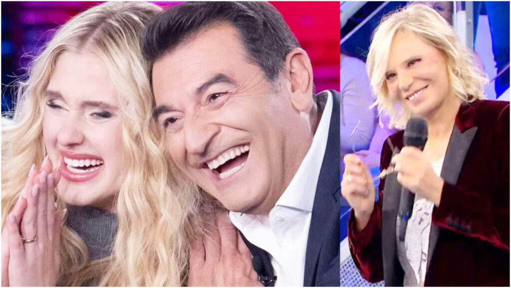 Isobel Kinnear sorprende a Caduta Libera: la reazione inaspettata di Maria De Filippi