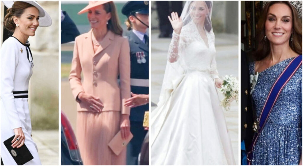 Kate Middleton festeggia 44 anni con i suoi look più iconici, dall’abito da sposa ai ritorni pubblici