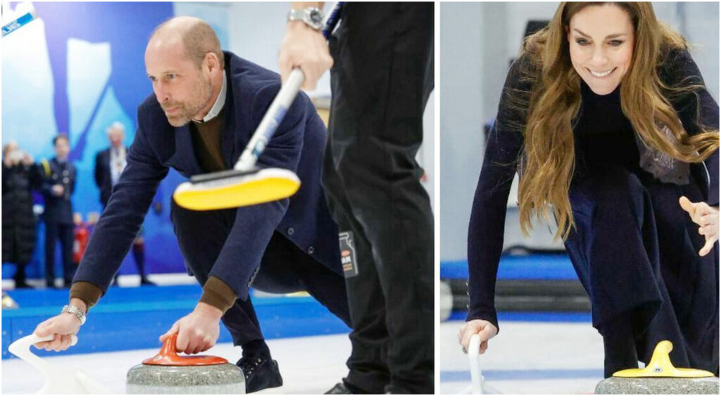 Kate Middleton si dedica al curling in vista dei Giochi Olimpici di Milano-Cortina con la famiglia reale
