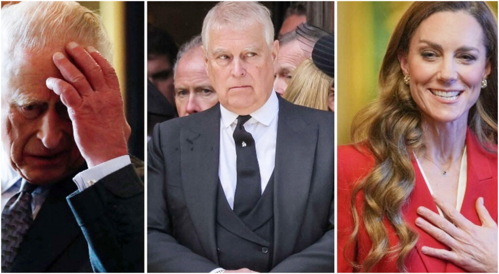 Kate Middleton in preda alla furia mentre re Carlo teme il ritorno del principe Andrea a Palazzo