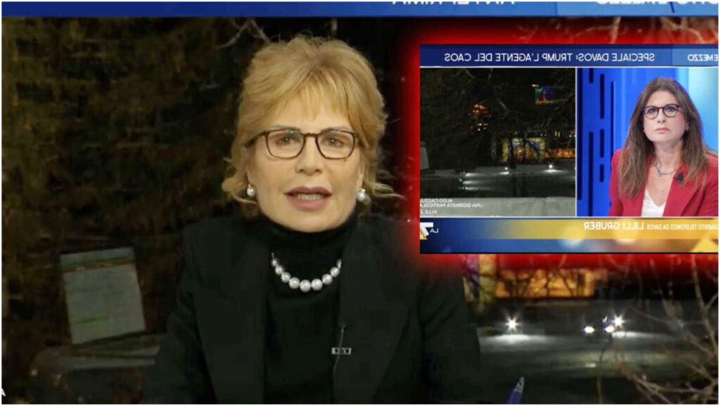 Lilli Gruber costretta ad evacuare il set di Otto e Mezzo per un’emergenza incendio in corso