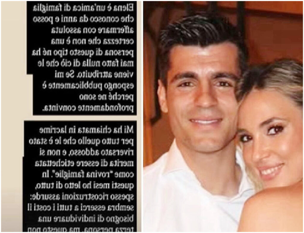 Morata, il triangolo con Elena scatenano l’ira di Alice Campello: la sua risposta pubblica sorprendente