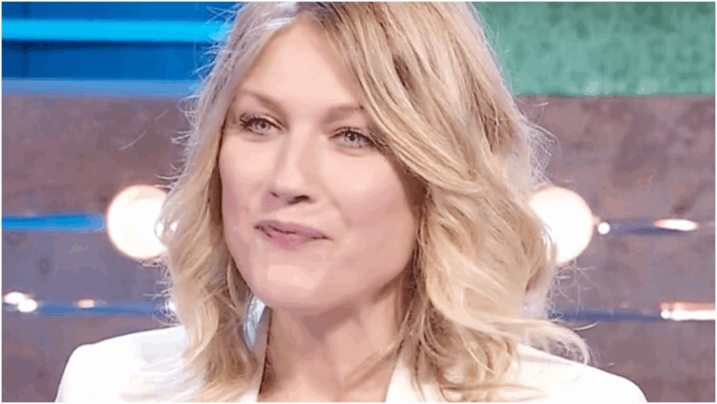 Natasha Stefanenko presenta il marito Luca Sabbioni, ex modello e compagno di vita.