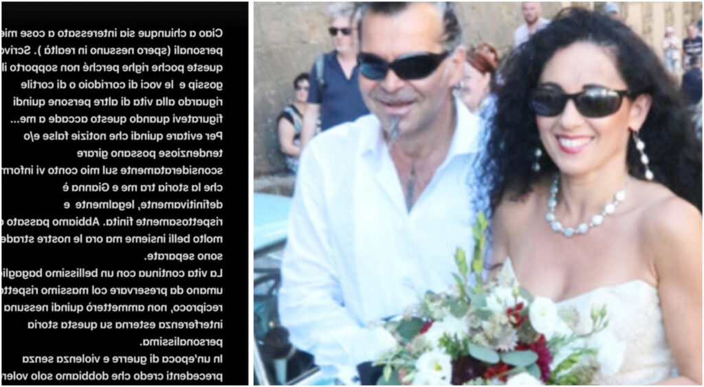 Piero Pelù annuncia la separazione da Gianna Fratta dopo sette anni di matrimonio e riflette sulla fine della relazione