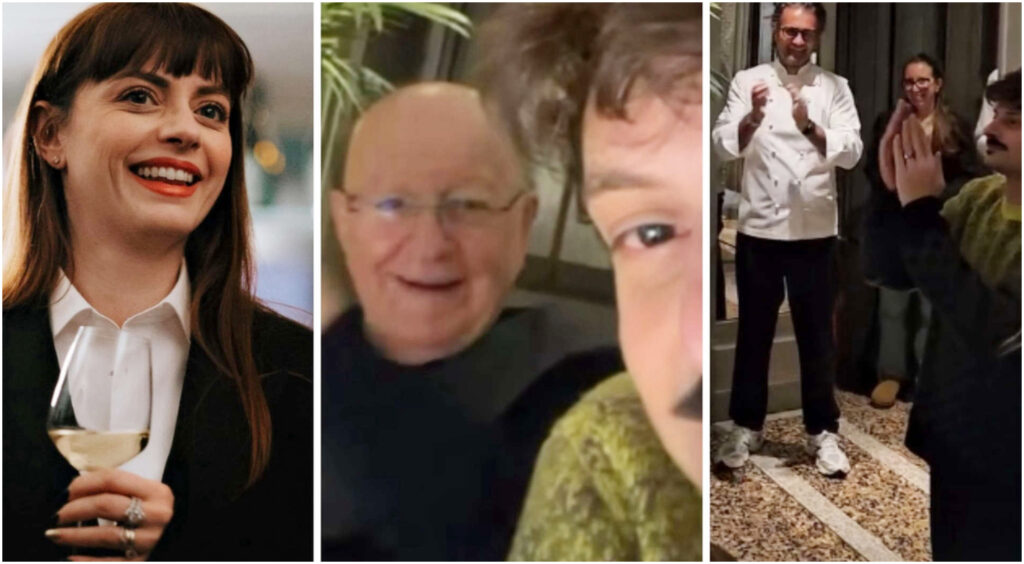 Rovazzi festeggia il suo compleanno da Cracco con karaoke, torta gigante e vip a sorpresa