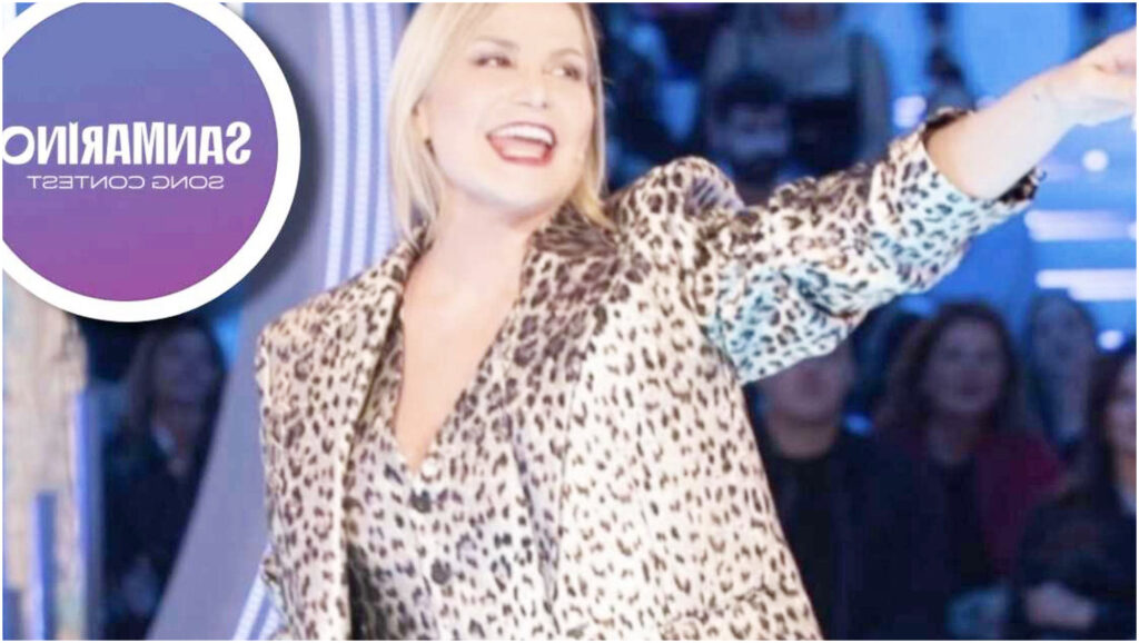 Simona Ventura alla guida del San Marino Song Contest esprime la sua gioia per l’evento