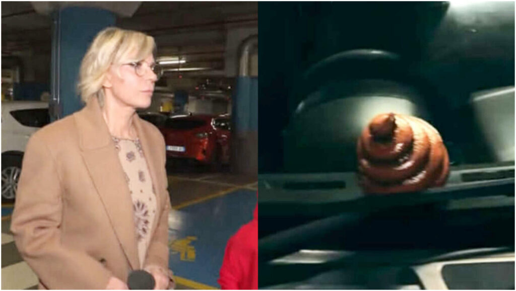 Maria De Filippi protesta contro le auto mal parcheggiate lasciando un messaggio provocatorio