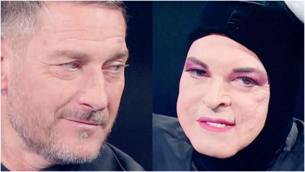 Malgioglio sorprende Totti a Tali e Quali con domande imbarazzanti e attacchi a Carmen Di Pietro