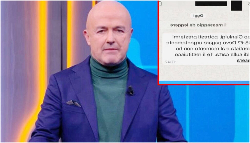 Truffa del finto dentista in diretta a Gianluigi Nuzzi, richiesta di prestito di 845 euro al conduttore