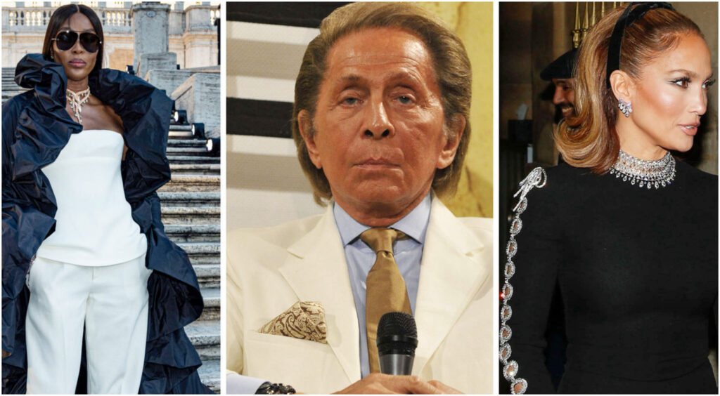 Valentino e le sue muse: i look più iconici delle star da Jennifer Lopez a Naomi Campbell