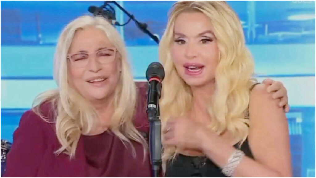 Valeria Marini sorprende con un’esibizione inquietante sulle note di Laura Pausini, Mara Venier svelata in diretta