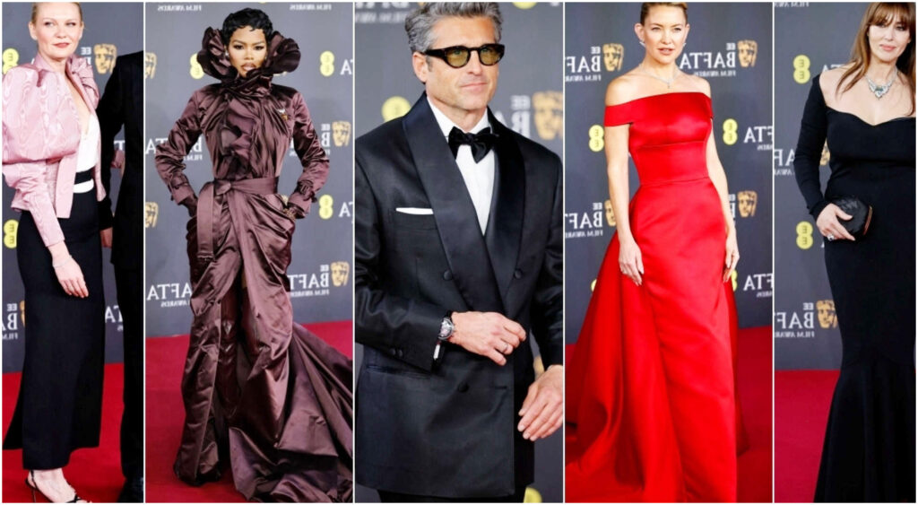 Bafta 2026, Monica Bellucci brilla con un 9, Patrick Dempsey e Timothée Chalamet in evidenza, bocciate Odessa A’zion e Kirsten Dunst