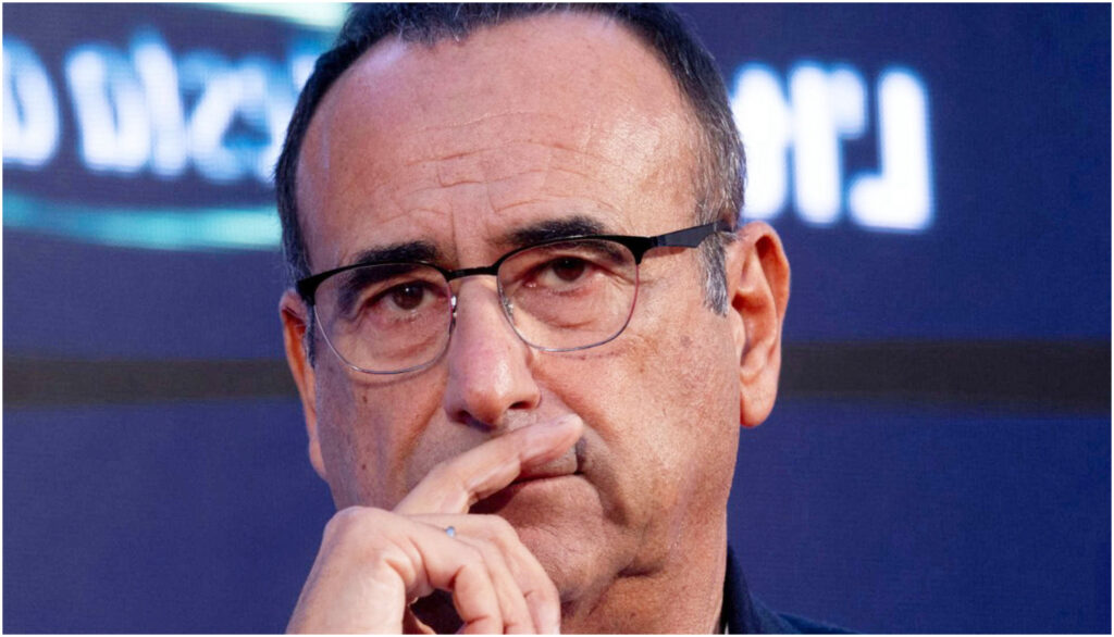 Carlo Conti si commuove a Verissimo raccontando il suo legame con il figlio e la vita a Sanremo