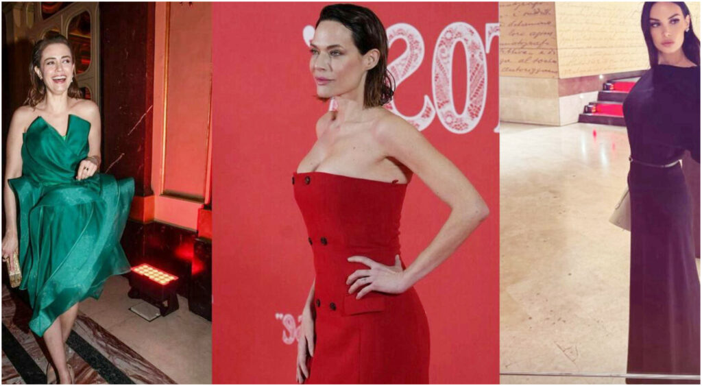 Cime tempestose a Roma, pagelle look: Laura Chiatti brilla in rosso (10), Michela Quattrociocche sorprende (9), Nathalie Gomez eccede (6)