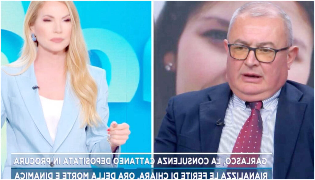 Garlasco, accesa discussione in tv tra Cassese e Federica Panicucci sulla SIT di Stasi