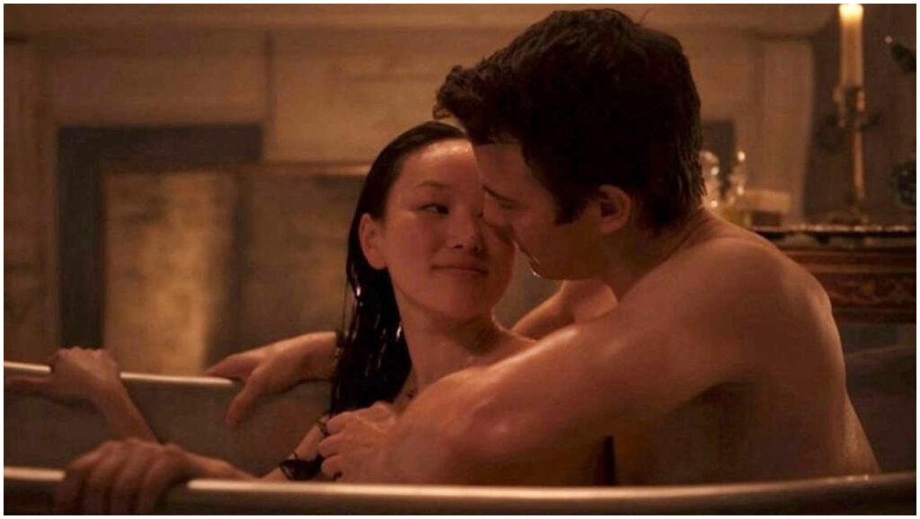 Bridgerton 4, l’attrice ha avuto un’orticaria dopo una scena in vasca di sette ore