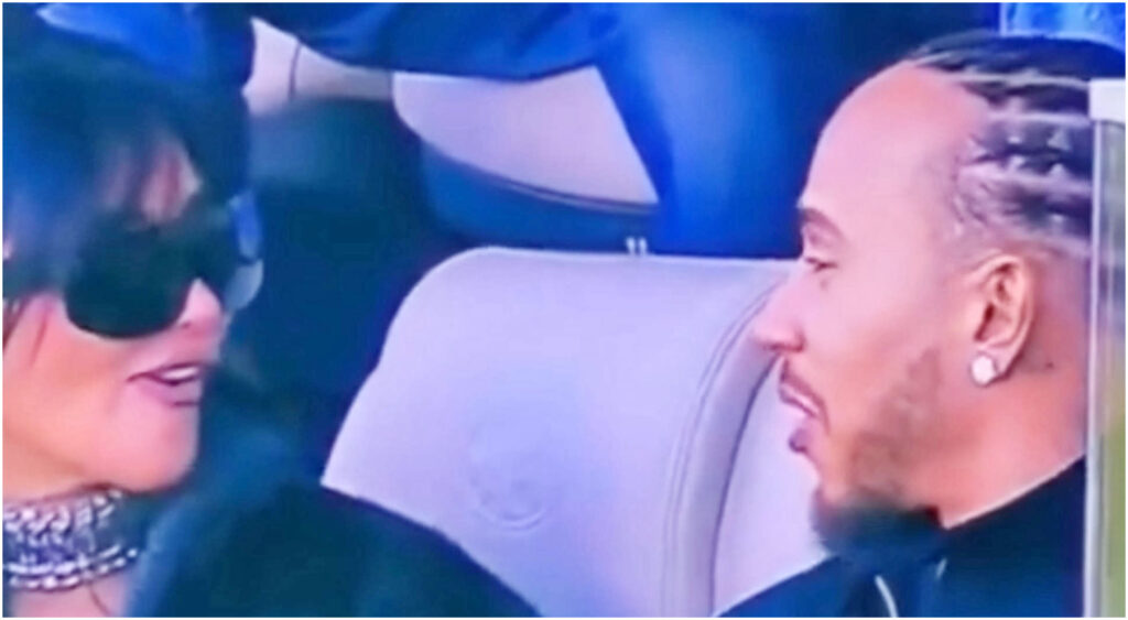 Kim Kardashian e Lewis Hamilton avvistati insieme al Super Bowl: flirt sugli spalti e l’ombra di Kendall Jenner