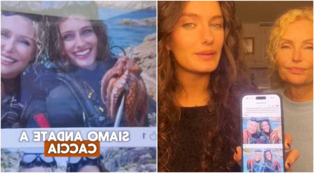 Licia Colò e la figlia Liala chiariscono un falso: non siamo andate a caccia di polpi