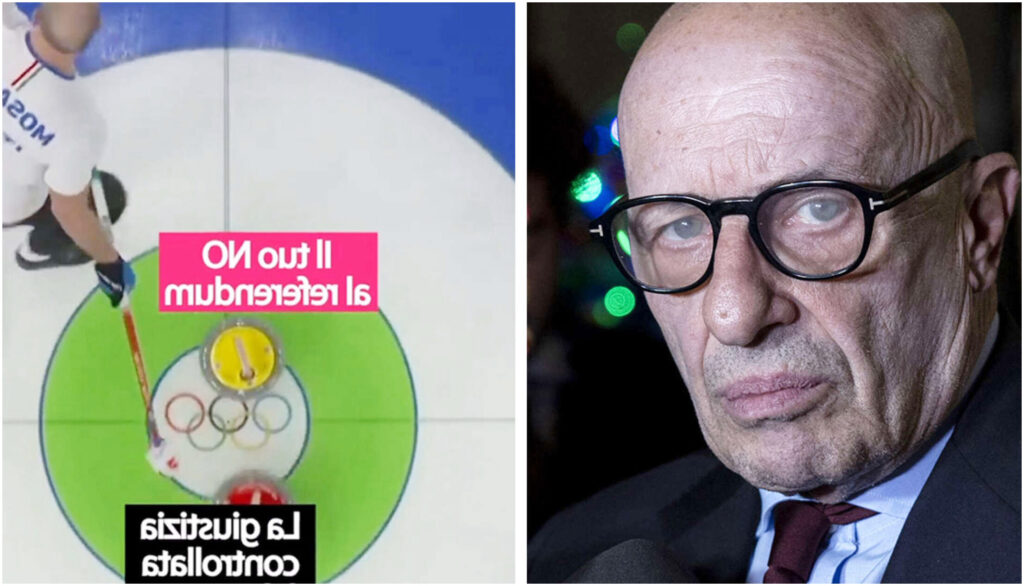 Sallusti critica il Pd per il meme sul curling in relazione al referendum sulla giustizia