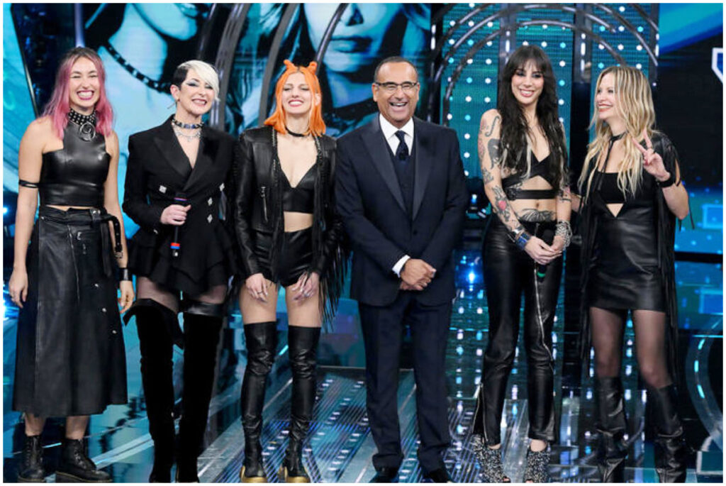Sanremo 2026, abiti Bambole di pezza seconda serata Festival: stilista