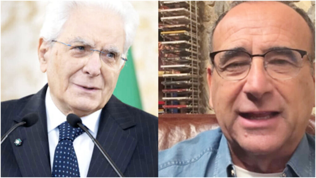 Carlo Conti annuncia l’incontro con Sergio Mattarella insieme a Laura Pausini e ai cantanti di Sanremo