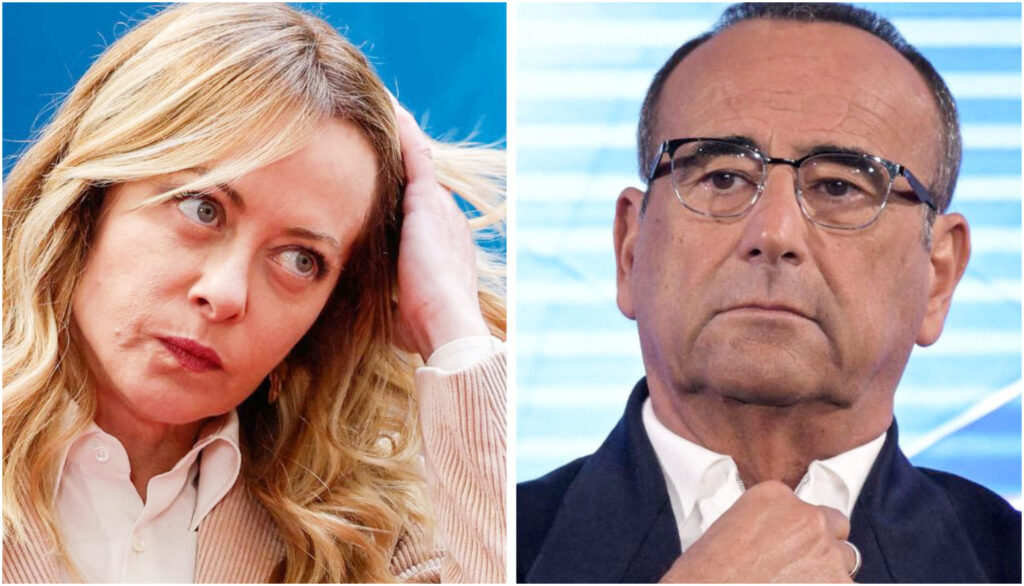 Carlo Conti chiarisce le sue posizioni politiche in relazione alle voci su Giorgia Meloni