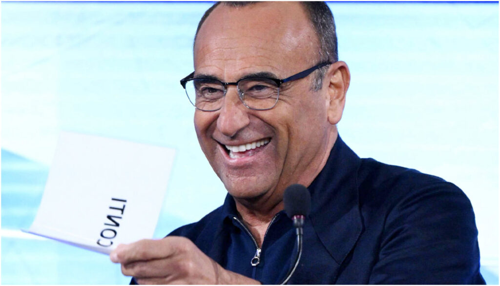 Carlo Conti gestisce le polemiche a Sanremo 2026 tra il dibattito su Ignazio La Russa e Morgan