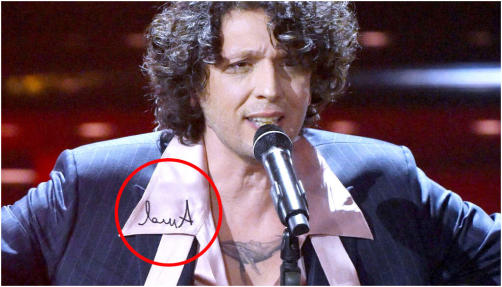 Sanremo 2026, Ermal Meta dedica “Stella Stellina” alle bambine di Gaza con il nome Amal sulla camicia
