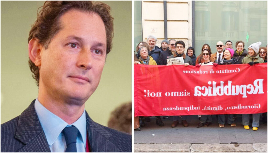 Giornalisti in sciopero contro Elkann per la trattativa sulla vendita di Gedi tra Exor e Antenna