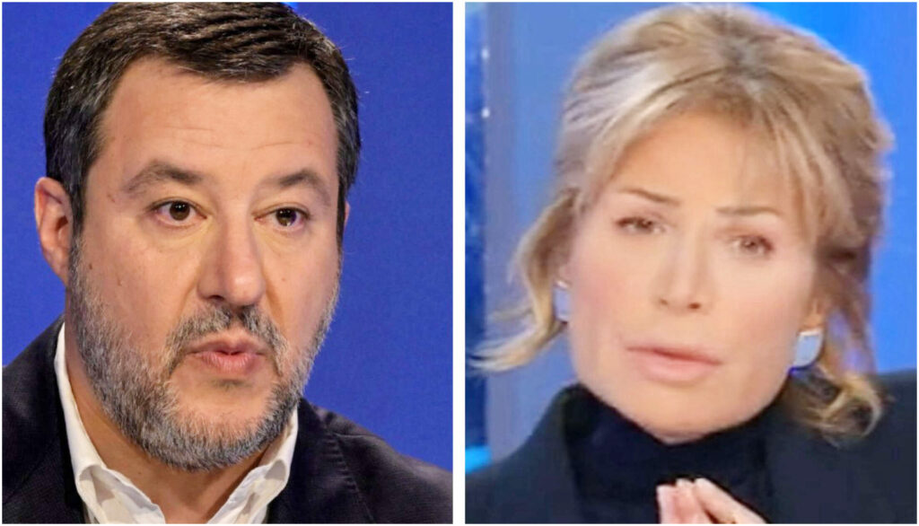 Tensione in diretta tra Lilli Gruber e Matteo Salvini: “Deve occuparsi di treni, non di casa”