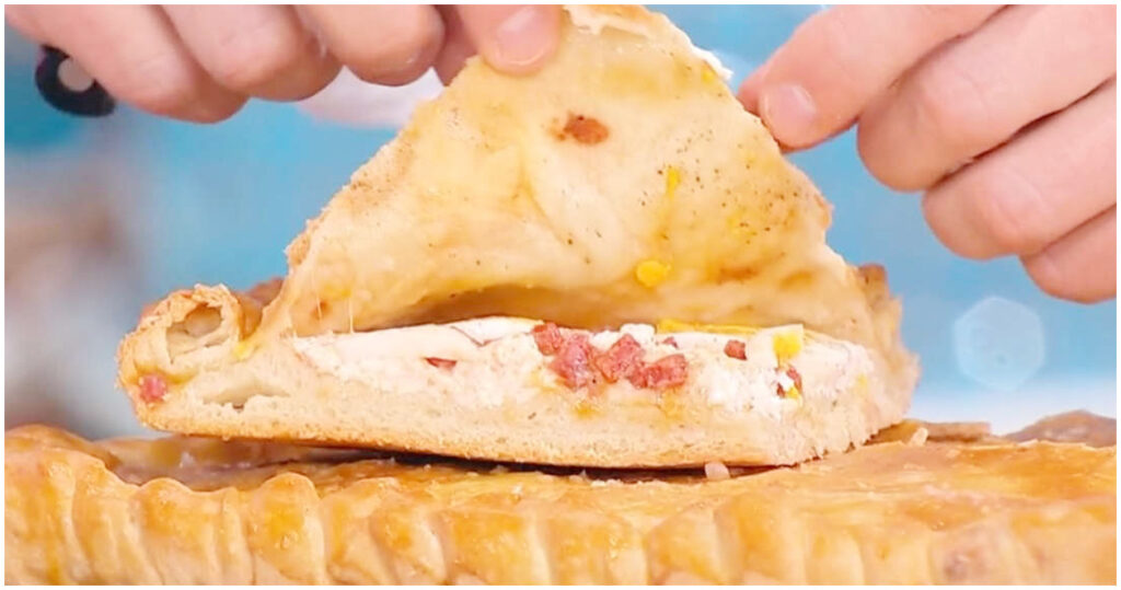 Pizza rustica di Pasqua con doppia pasta sfoglia: la ricetta favolosa di Fulvio Marino del 27 marzo 2026 a È sempre mezzogiorno