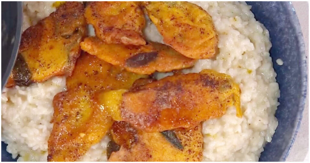 Risotto al pesce persico di Sergio Barzetti: un piatto completo, senza glutine e irresistibile! | E’ sempre mezzogiorno | 25 marzo 2026