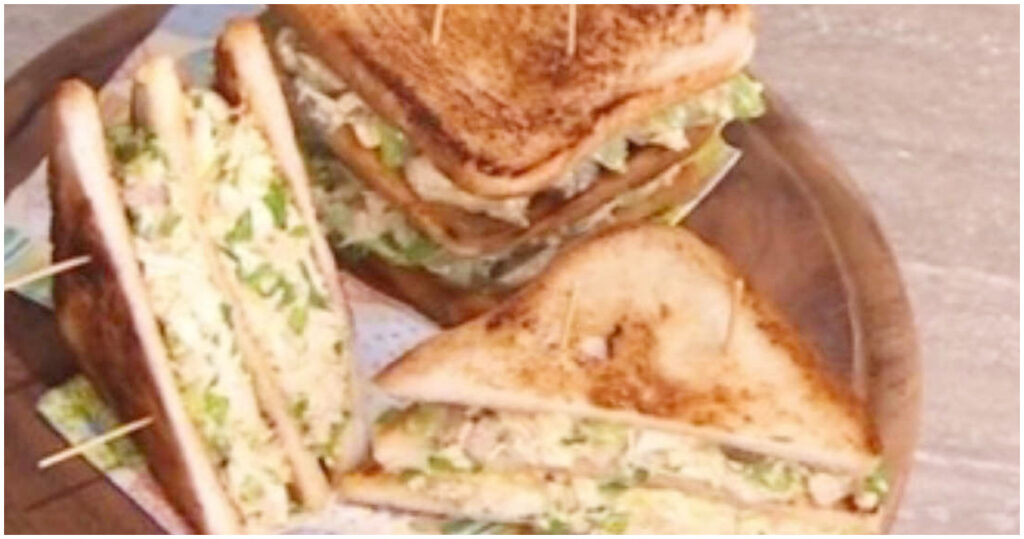 Scopri il club sandwich con insalata di pollo di Fulvio Marino del 30 marzo 2026, in diretta su E’ sempre mezzogiorno!