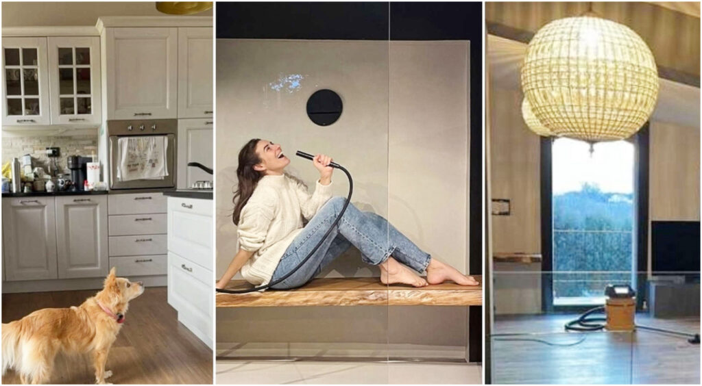 Diana Del Bufalo presenta il suo appartamento romantico a Roma: salone con vista e cucina rustica