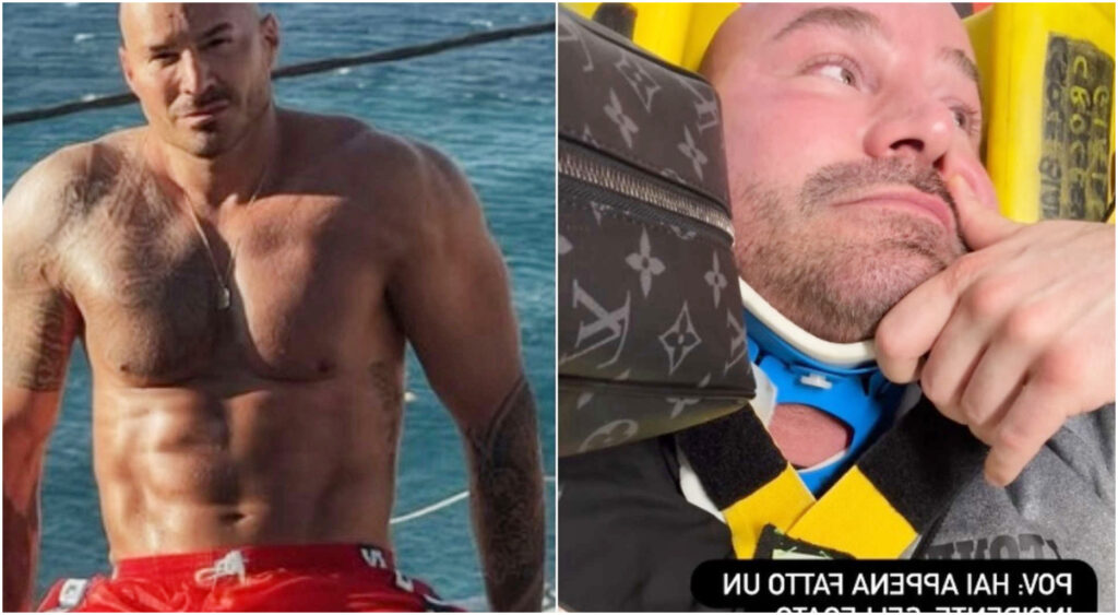 Incidente d’auto per Jack Vanore: il racconto dell’ex tronista immobilizzato su una barella