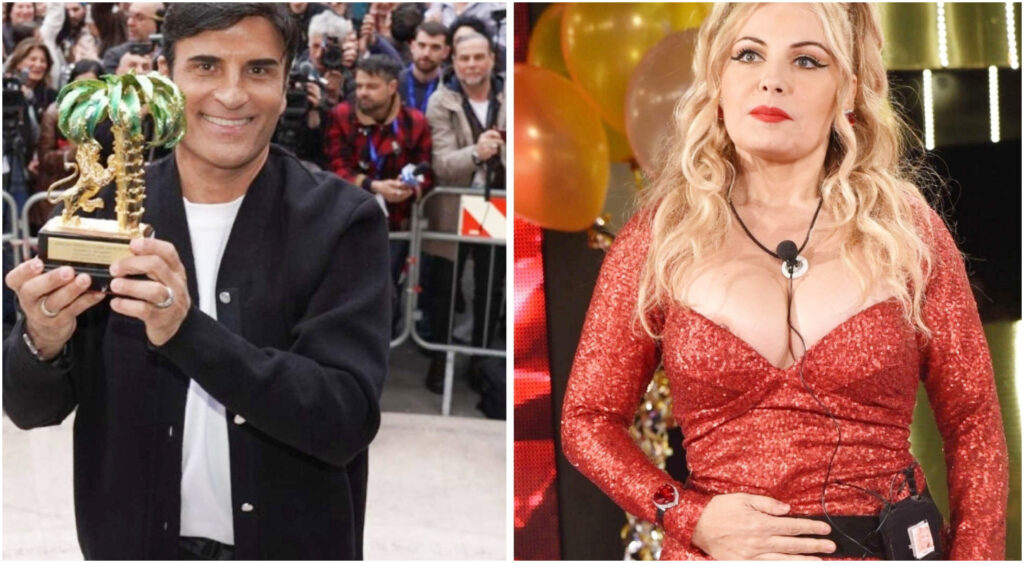 Lisa Fusco celebra la vittoria di Sal Da Vinci a Sanremo con una spaccata e omaggia Barbara D’Urso