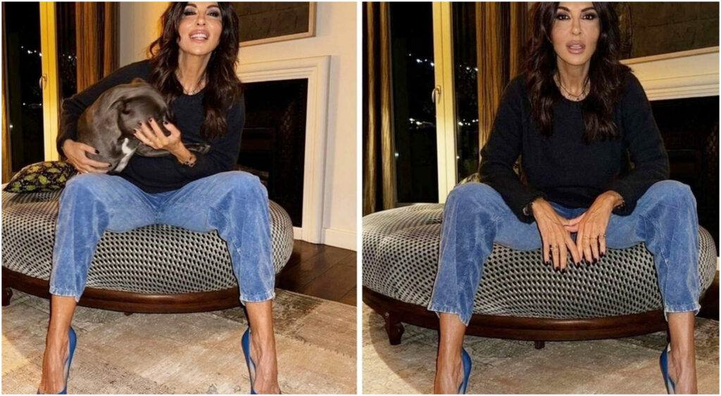 Sabrina Ferilli presenta la sua incantevole casa a Roma: elegante salotto e terrazzo con vista mozzafiato