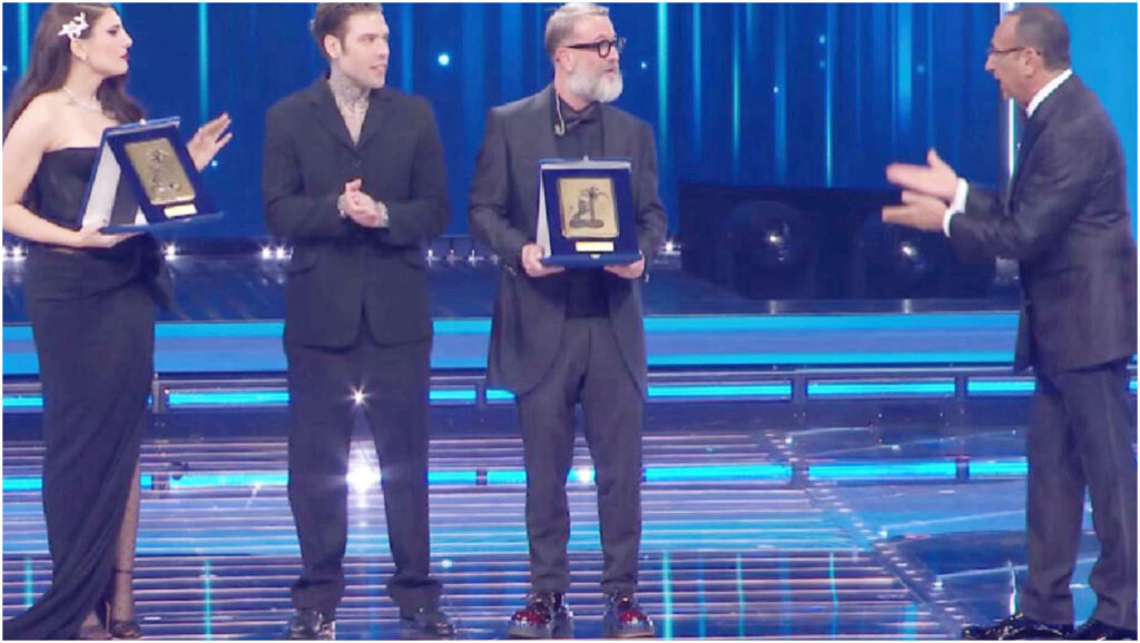Sanremo 2026, i premi assegnati a Masini, Fedez, Brancale e Ditonellapiaga tra gli artisti in gara
