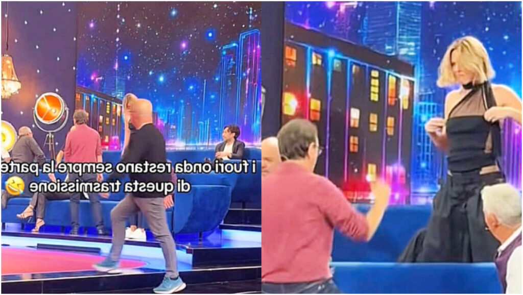 Il video del fuorionda di ‘Stasera tutto è possibile’ svela retroscena inediti durante la pubblicità