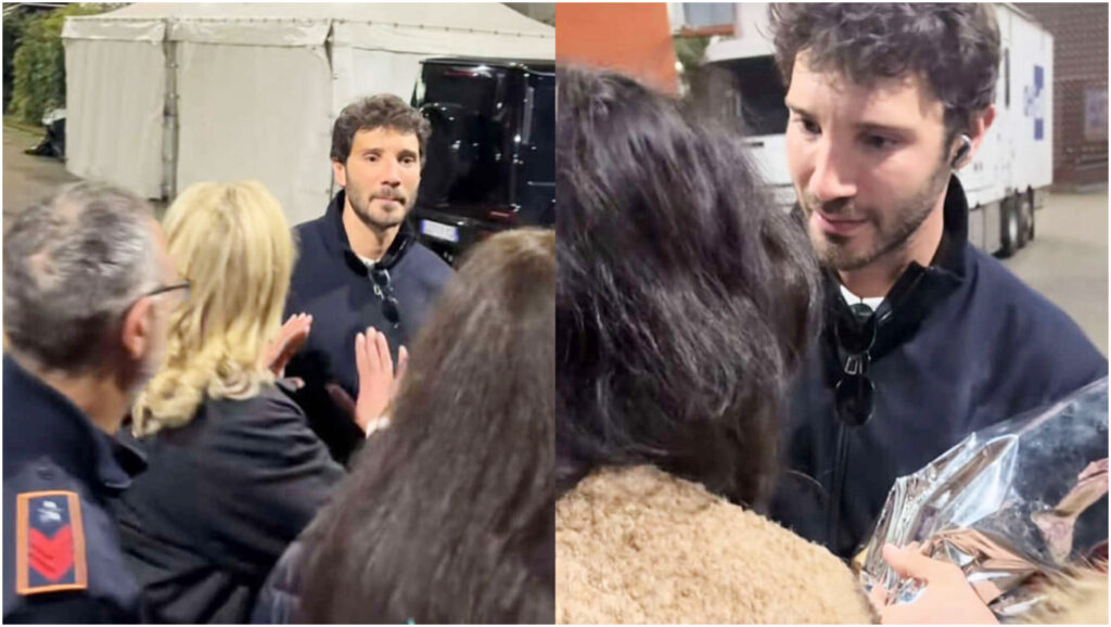 Stefano De Martino incontra i fan fuori dagli studi Rai e mostra una reazione inaspettata