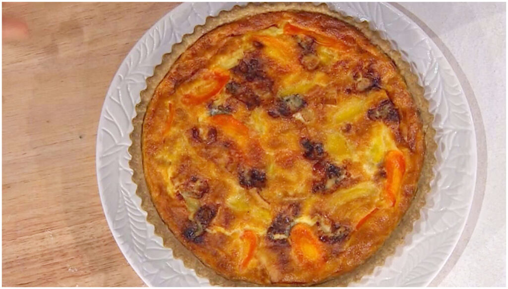 Galette chez Chloé di Chloe Facchini: la torta salata ai piselli vista il 23 aprile 2026 a È sempre mezzogiorno! Scopri la ricetta gourmet!