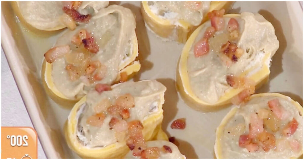 Girelle di crêpes con carciofi di Fabio Potenzano: ricetta veloce senza padella da provare il 1 aprile 2026 a È sempre mezzogiorno!