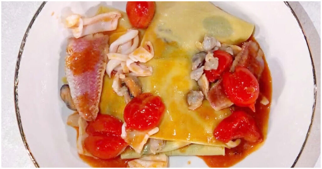 Lasagna allo scoglio dei fratelli Improta: la ricetta vista il 7 aprile 2026 a È sempre mezzogiorno! Scopri il sapore del mare in ogni strato!