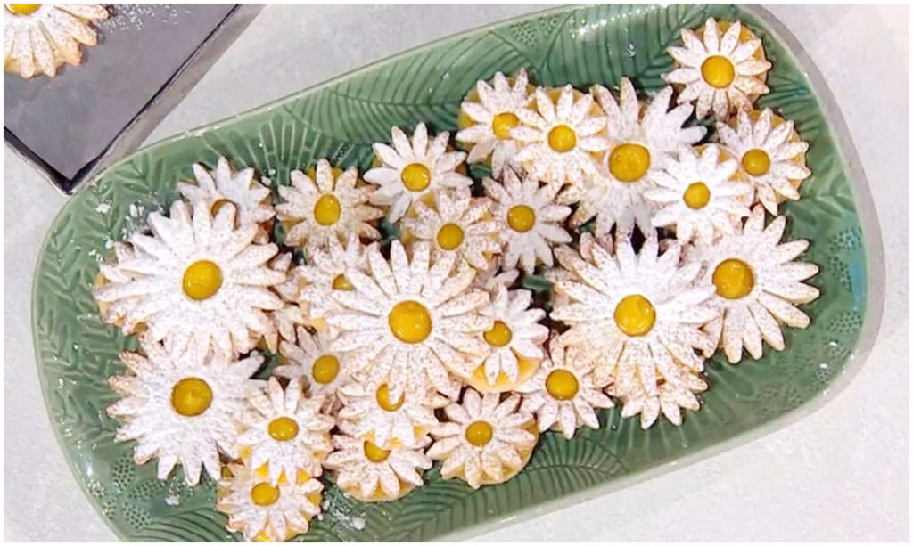 Margherite al lemon curd di Natalia Cattelani: la ricetta fresca e golosa dell’29 aprile 2026 a È sempre mezzogiorno!