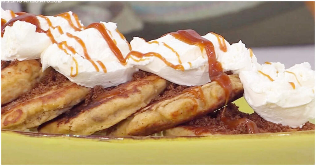 Pancakes mandorle e banana di Francesca Marsetti: la deliziosa ricetta vista il 24 aprile 2026 a E’ sempre mezzogiorno!