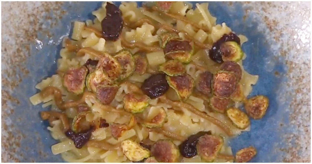 Pasta mista all’aglio nero e zucchine: la ricetta di Ciro Scamardella del 24 aprile 2026 su E’ sempre mezzogiorno