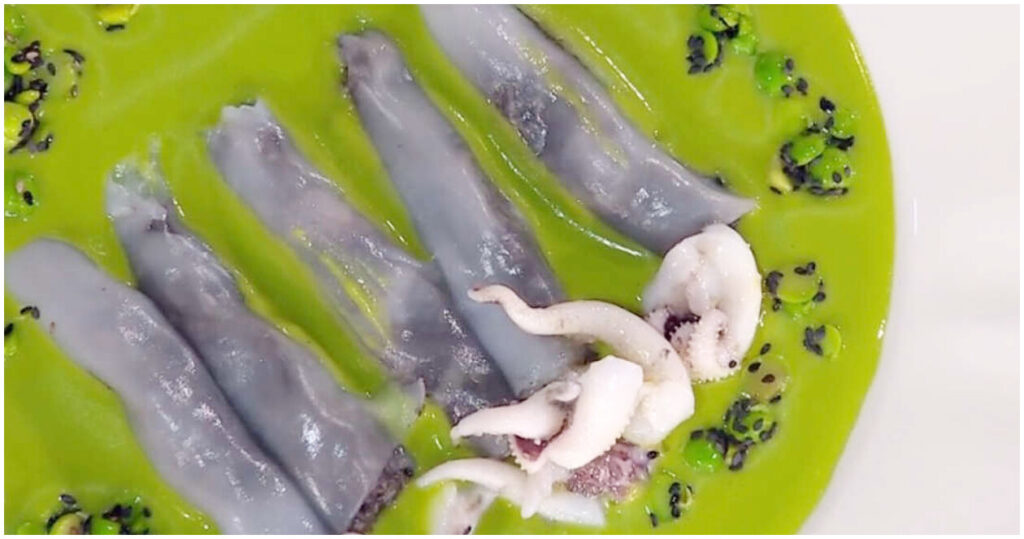 Seppie e piselli: la raffinata ricetta stellata di Enrico Croatti dal 29 aprile 2026 a È sempre mezzogiorno