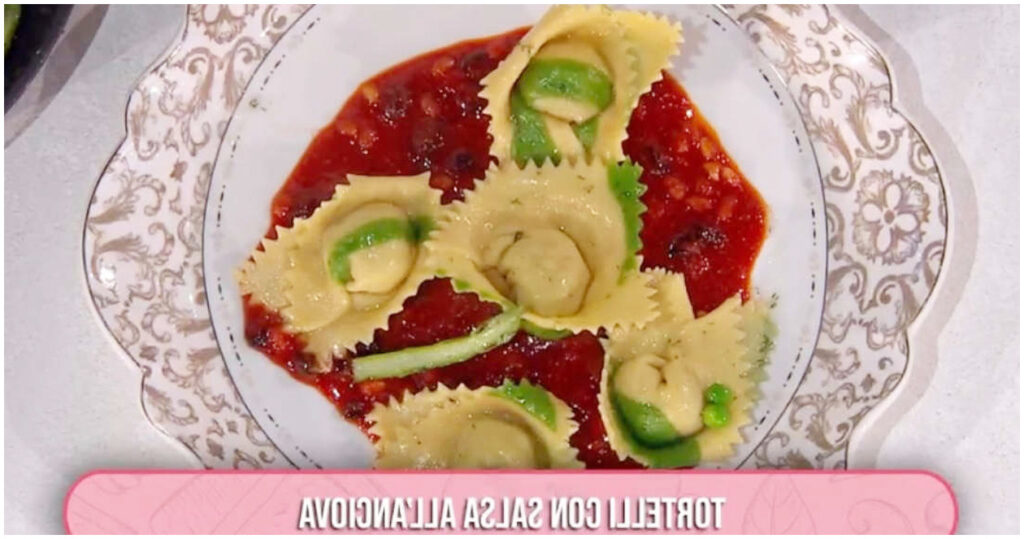 Tortelli con salsa all’anciova di Fabio Potenzano: la ricetta del mezzogiorno del 22 aprile 2026 per un piatto gourmet da provare!