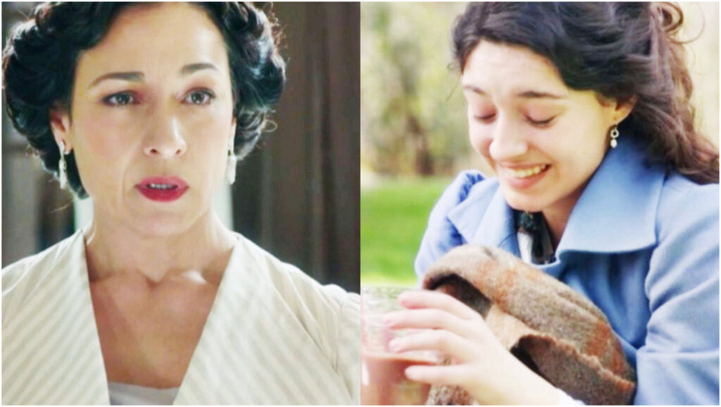 La Promessa spoiler 4 maggio: Leocadia minaccia la servitù per salvare Angela