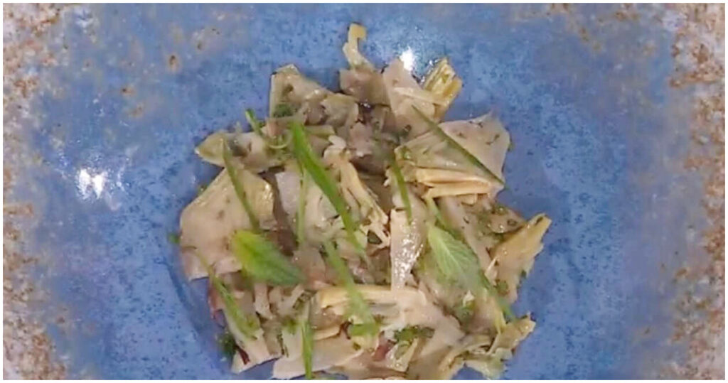 Budino di primavera col carciofo di Chiara Pavan, la ricetta del 27 maggio 2026 a È sempre mezzogiorno: scopri il delizioso abbinamento tra sapori freschi e sorprendenti!